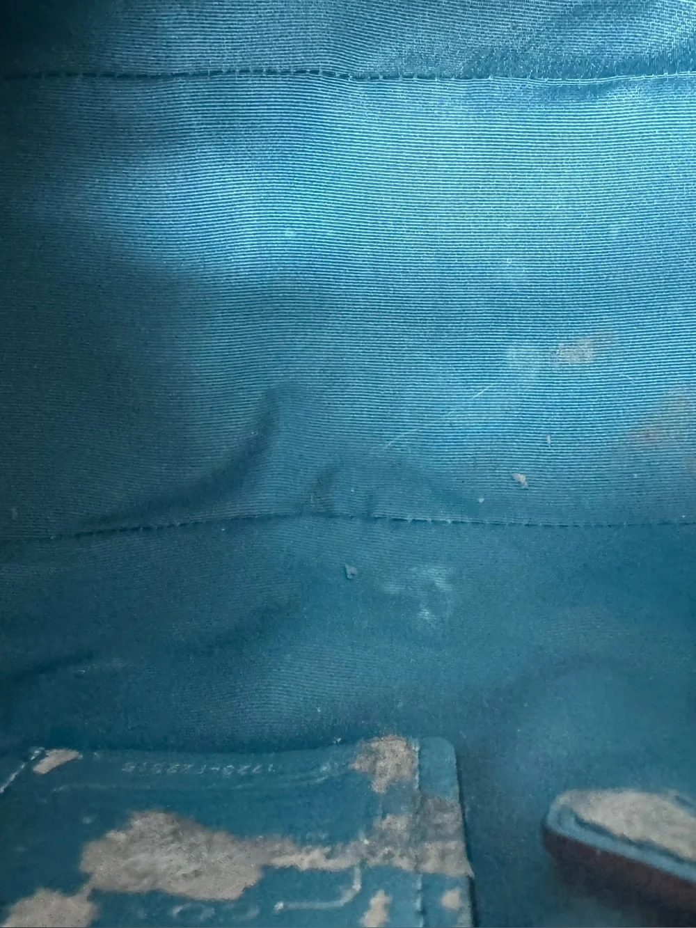 Coach Sierra Saffiano Y2K Leather Satchel Metallic Teal Blue 2017 Statement